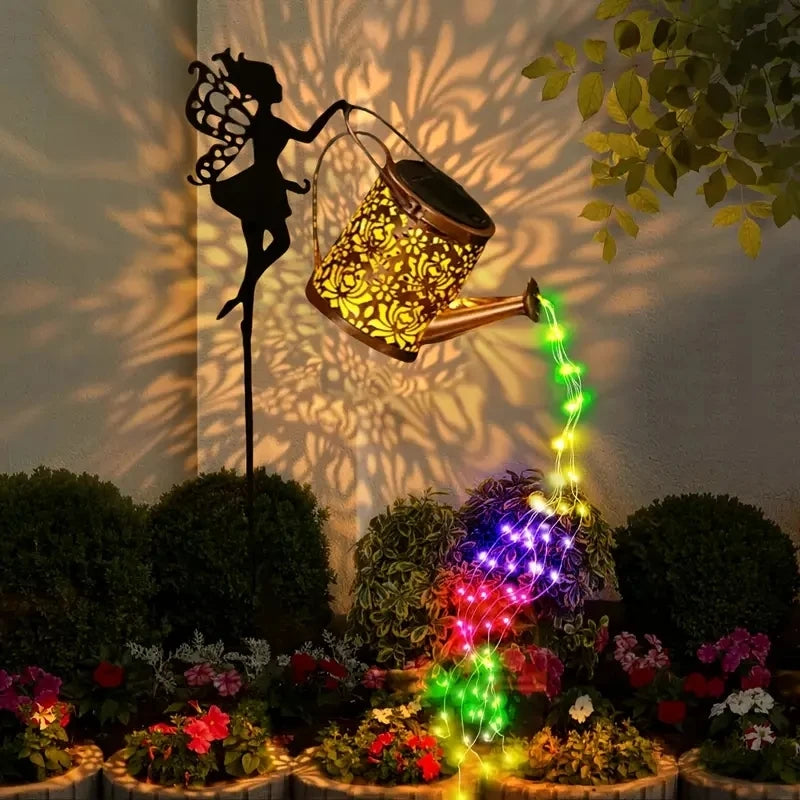 Enchanted Iron Solar Fairy Lamp