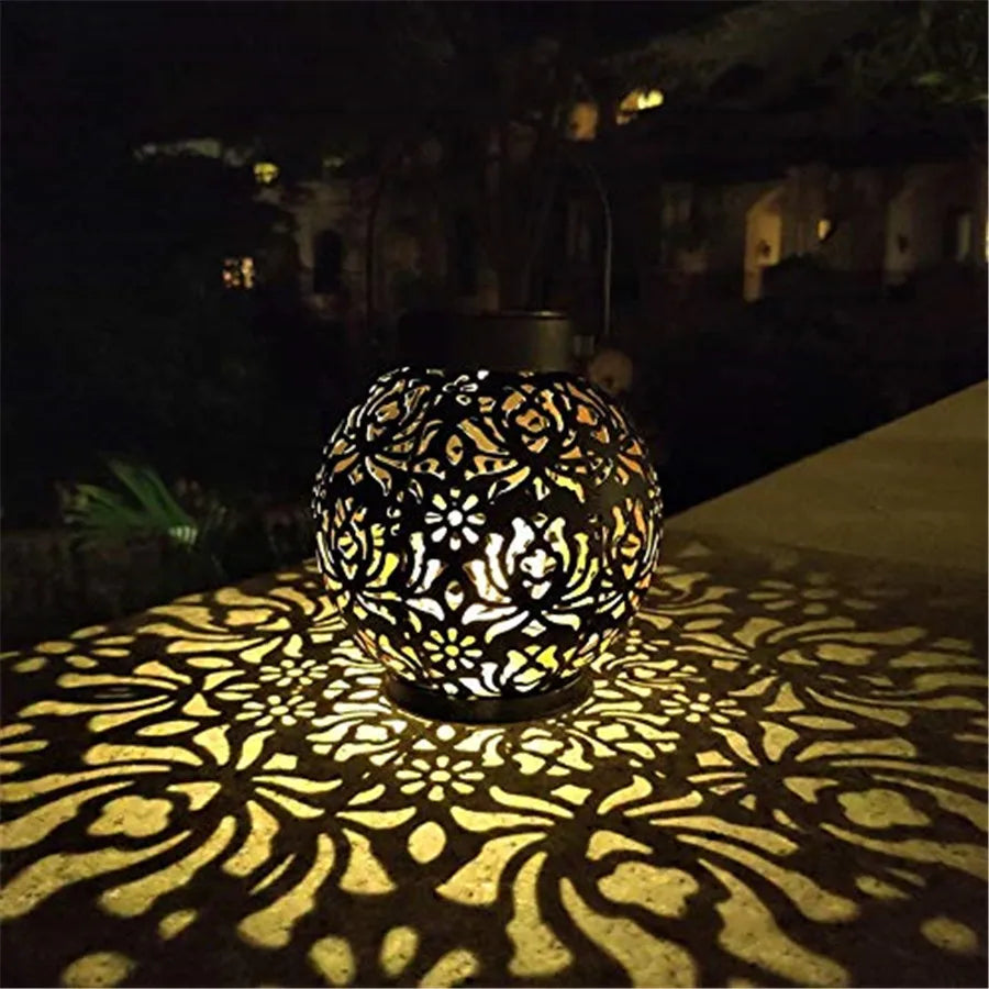 Iron Art Hanging Light Hollow LED