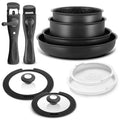 Induction Cookware Set 10 Pieces, Nonstick Pots and Pans Set with Removable Handles