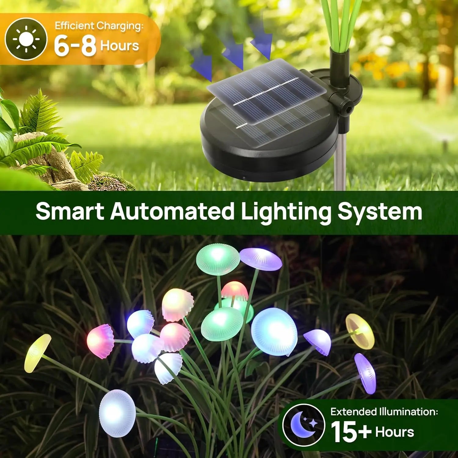 Solar Mushroom Lights