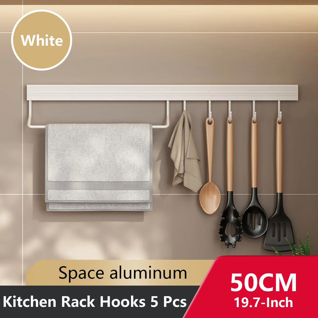 Wall Mounted Kitchen Hook Rack