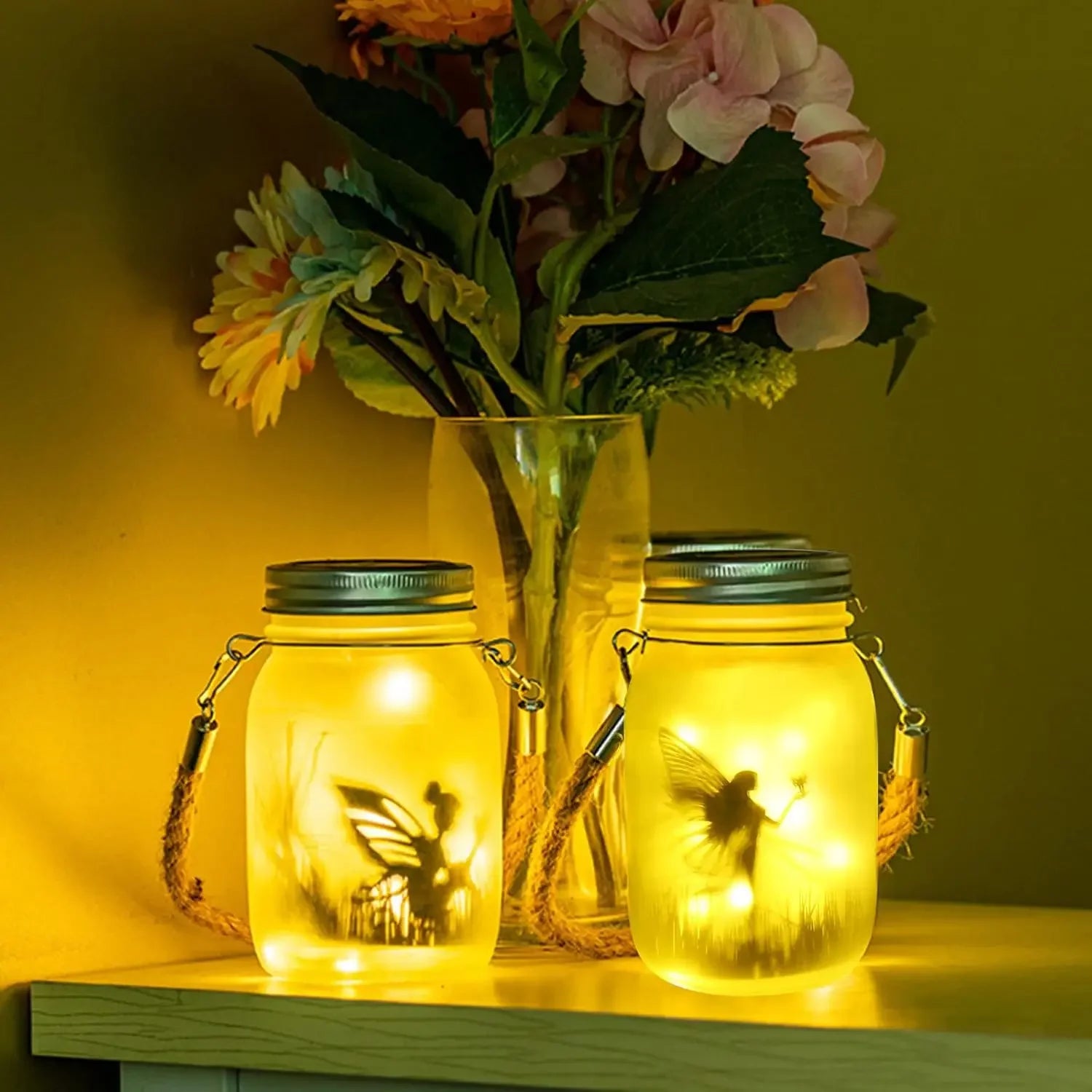Solar Mason Jar Light Fairy Lights