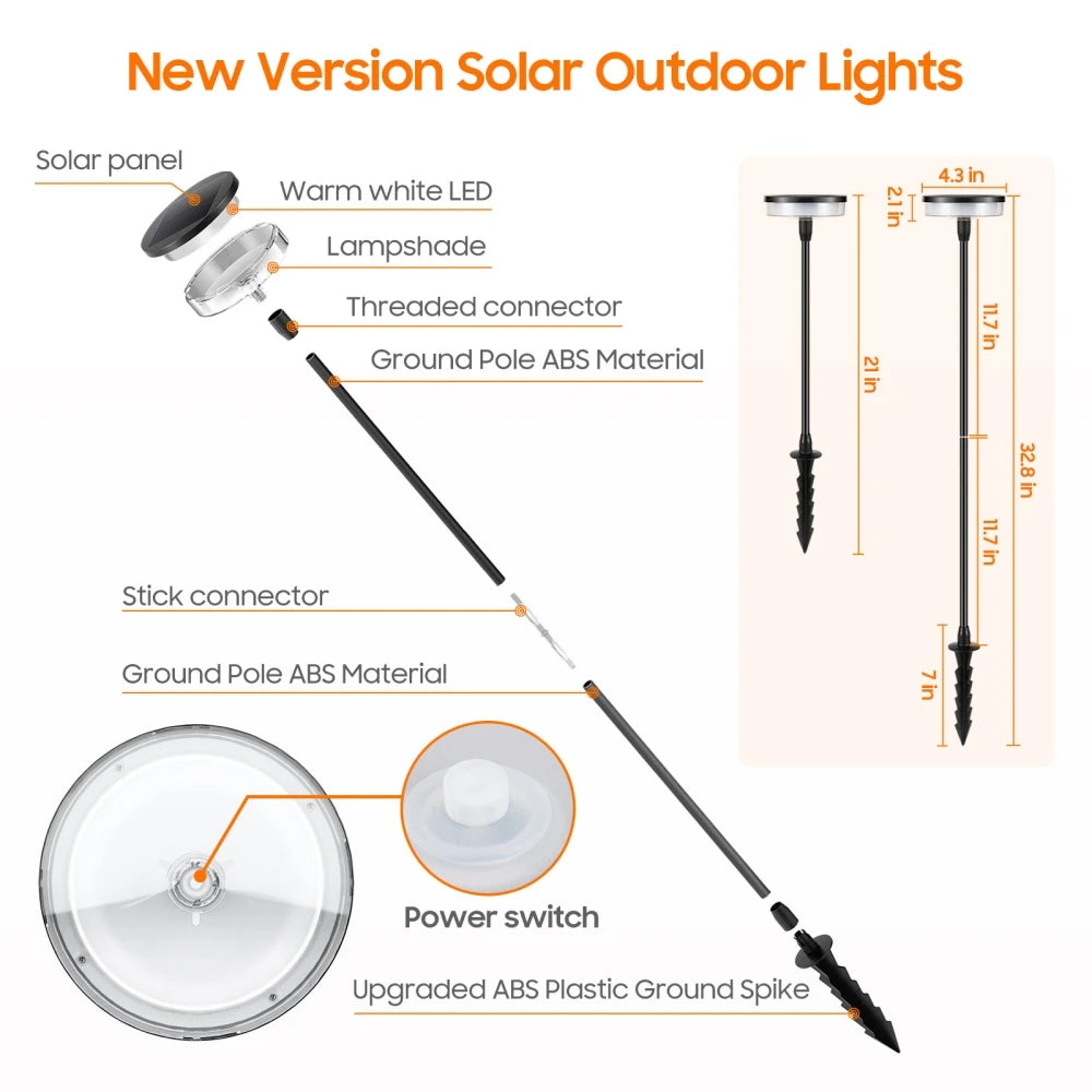 Solar Powered Pathway Lights