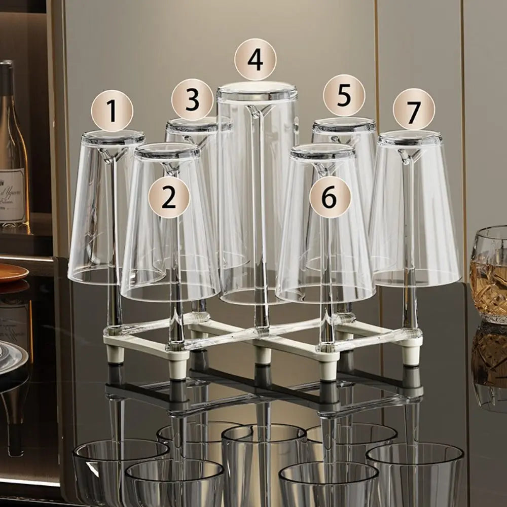 Retractable Cup Drying Rack