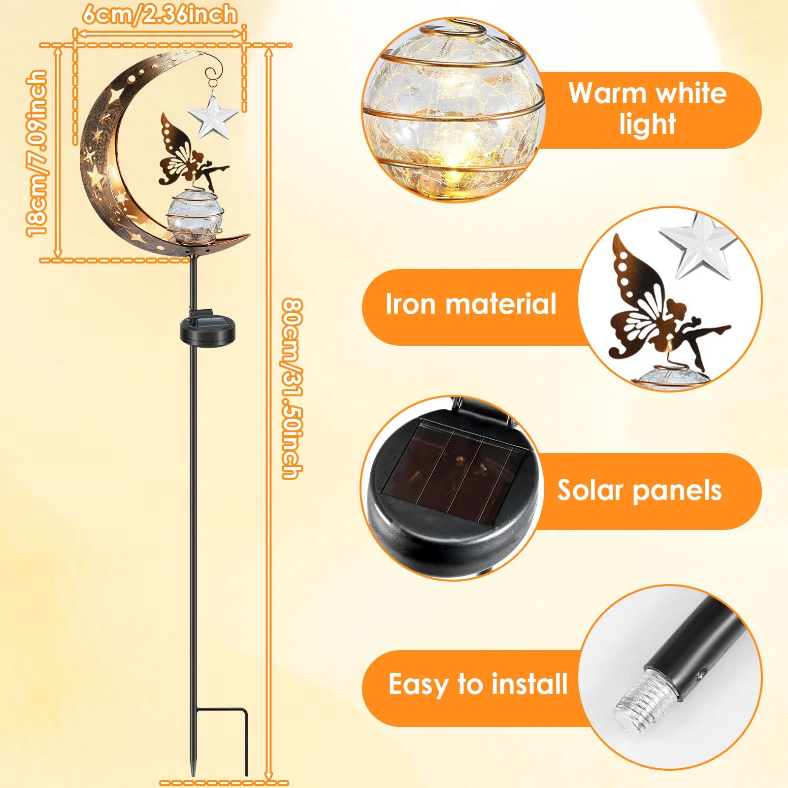 Solar Moon Fairy Lamp