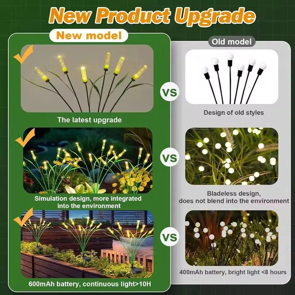 Solar Firefly Swaying Garden Light