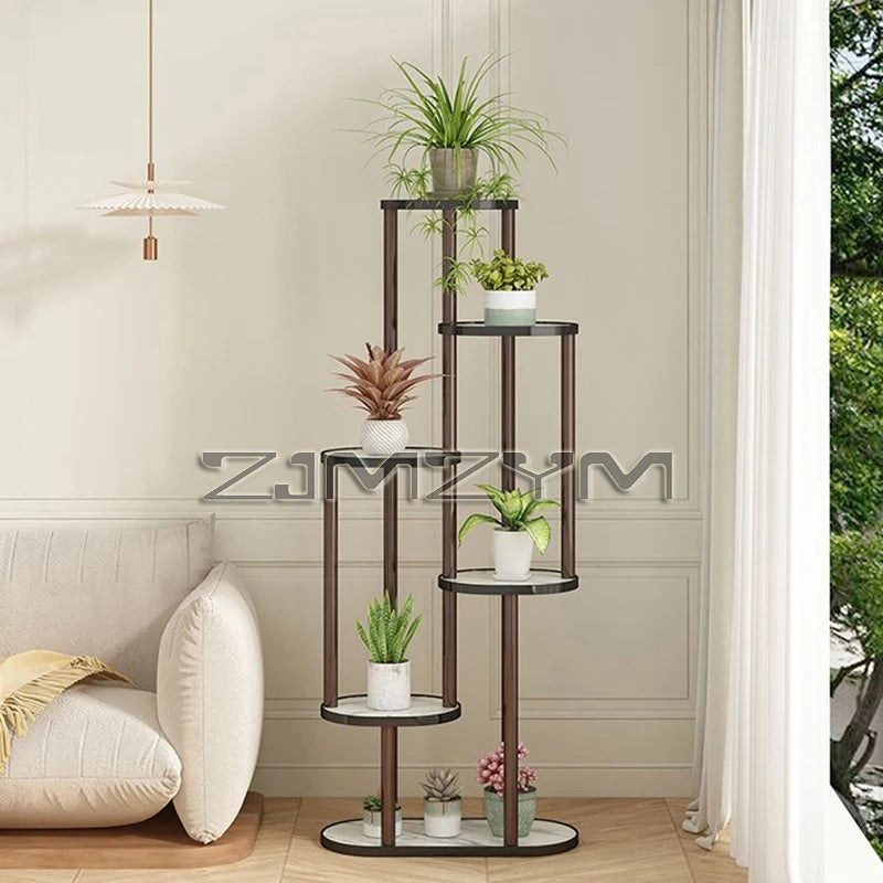 Plant Stand Stand, Wooded Storage Shelf 4/5/6 Tier Flower Shelf