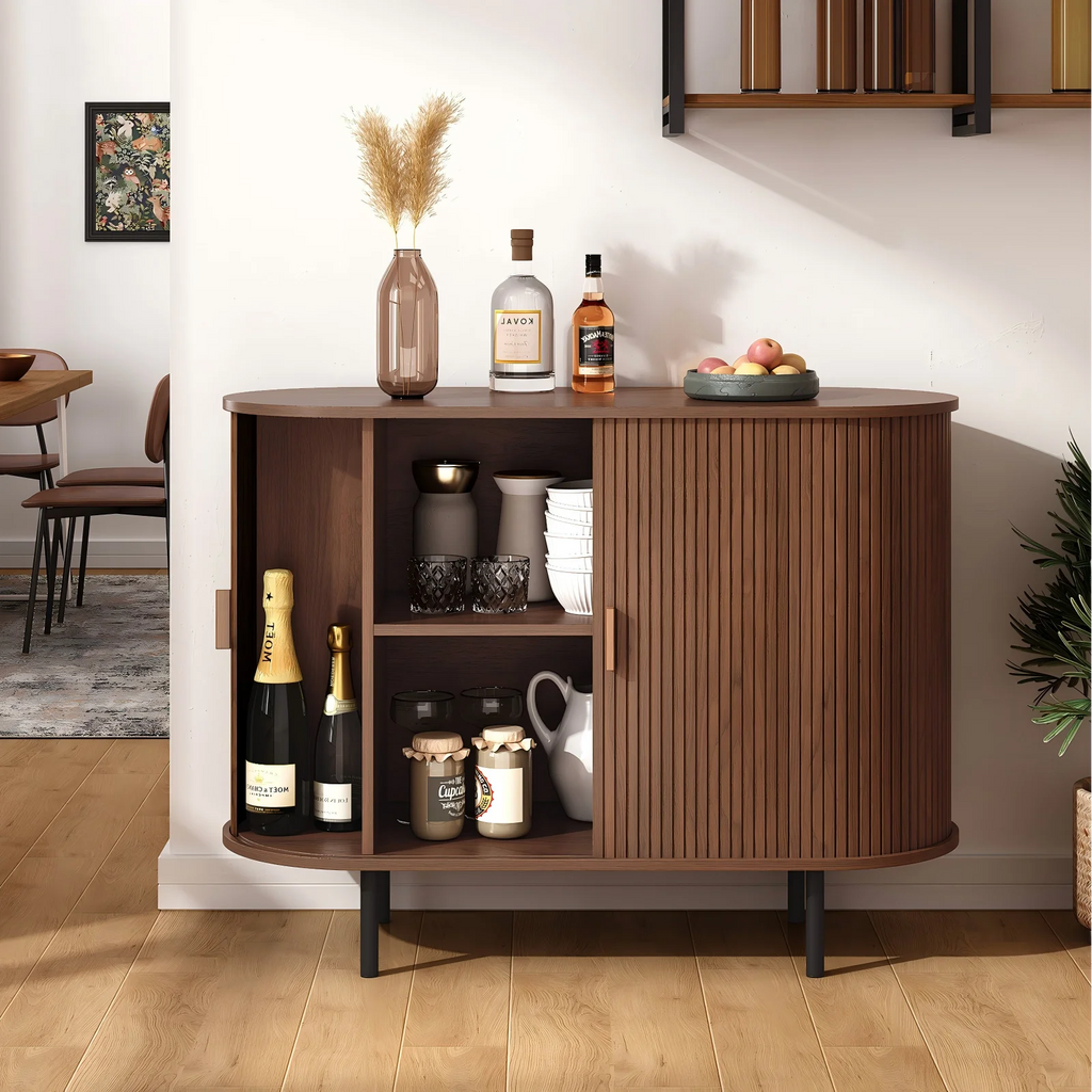Sideboard Buffet Cabinet with Sliding Door