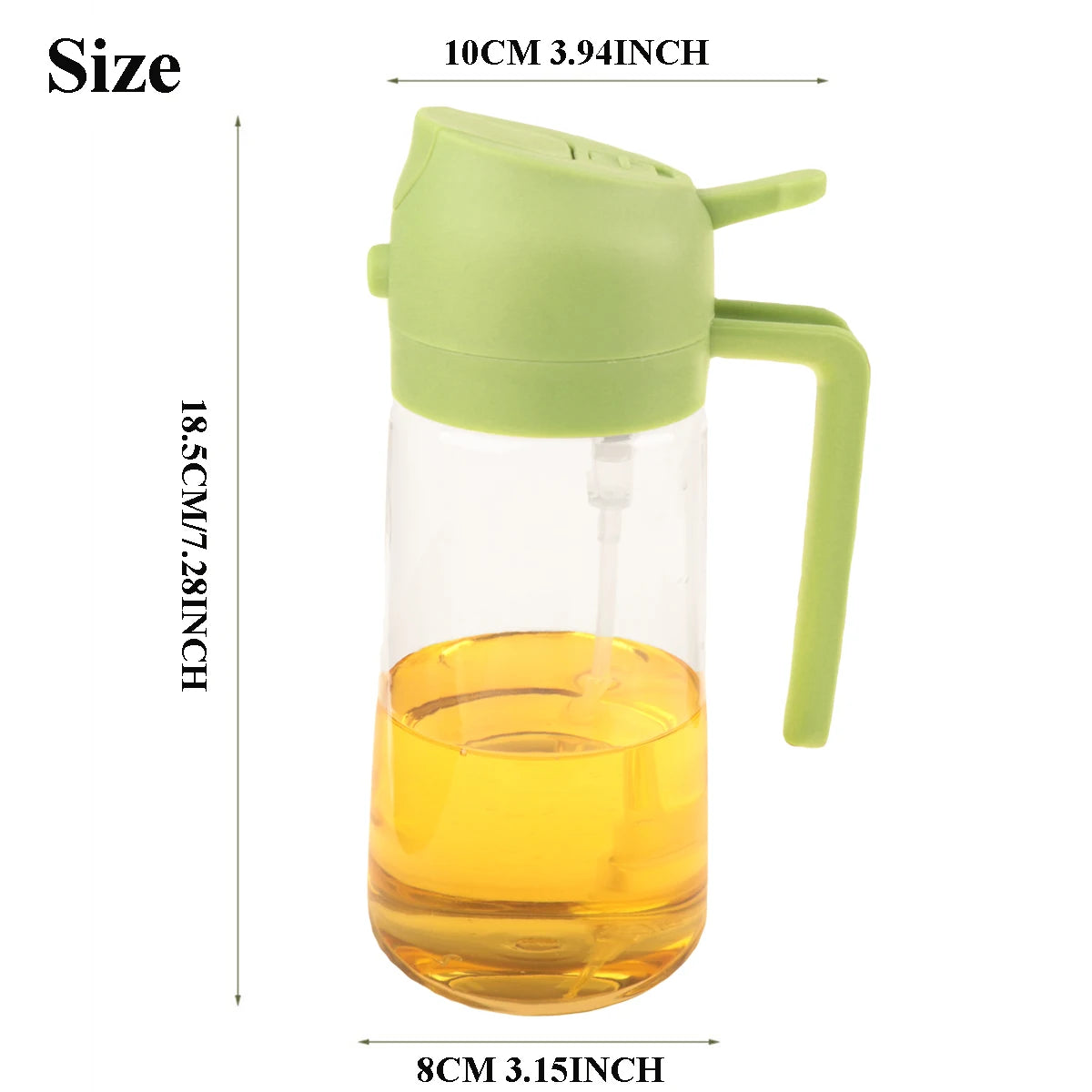 16oz Oil Dispenser Bottle for Kitchen