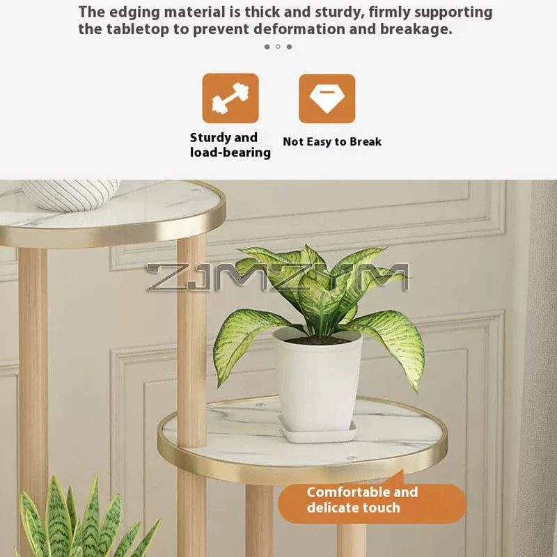 Plant Stand Stand, Wooded Storage Shelf 4/5/6 Tier Flower Shelf