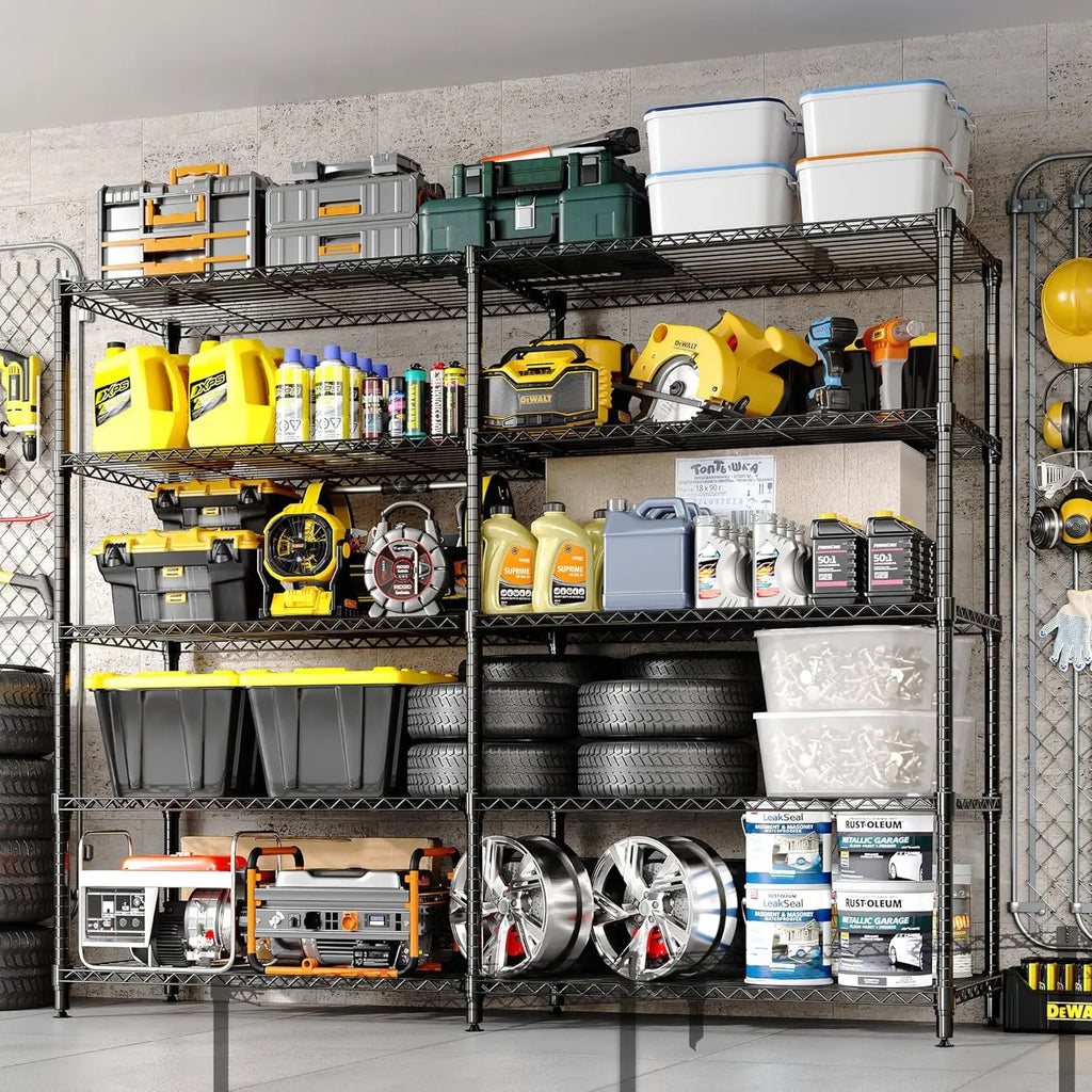 Heavy Duty Storage Shelves 4/5 Tiers Metal Shelving Unit