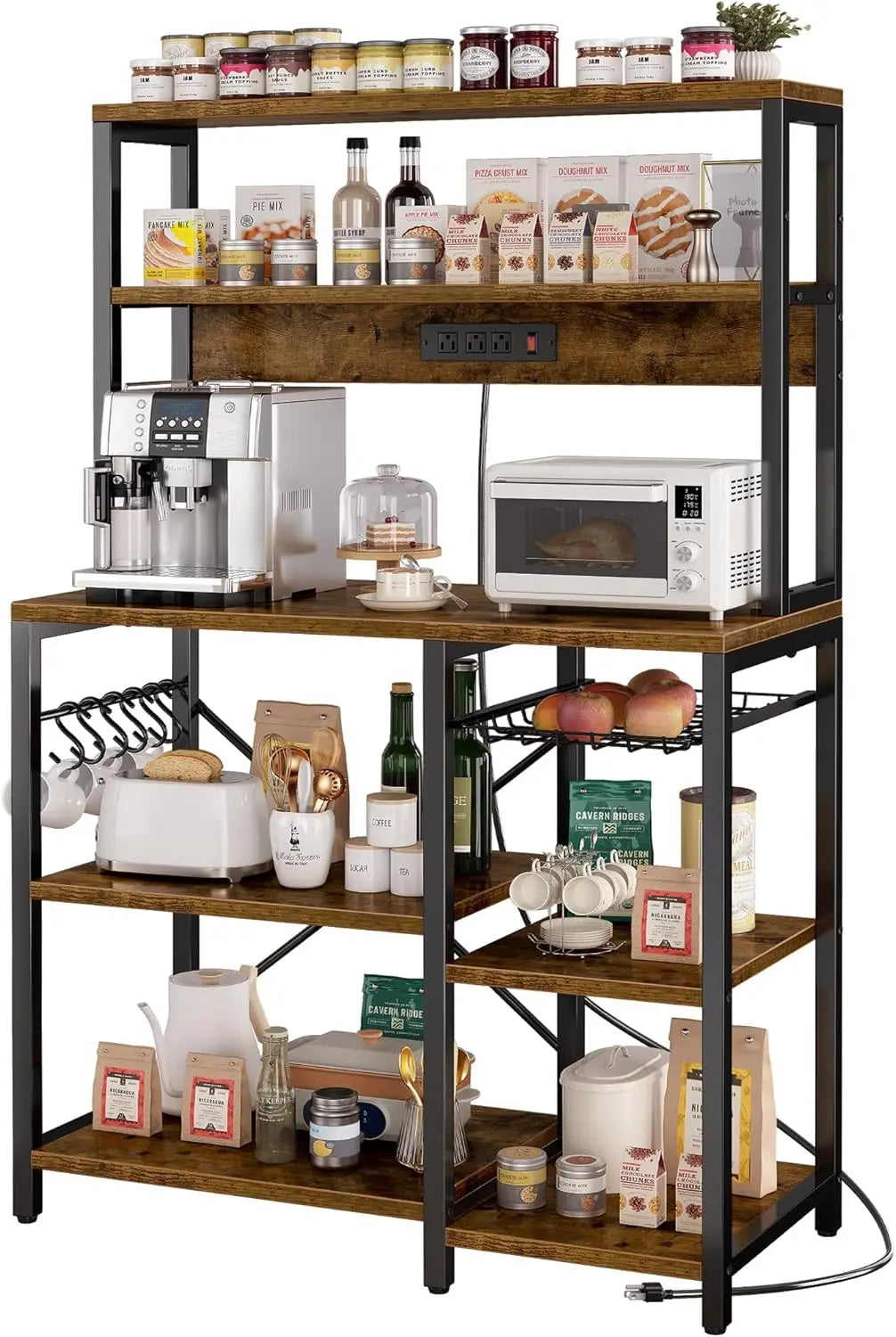 Bakers Rack with Power Outlet