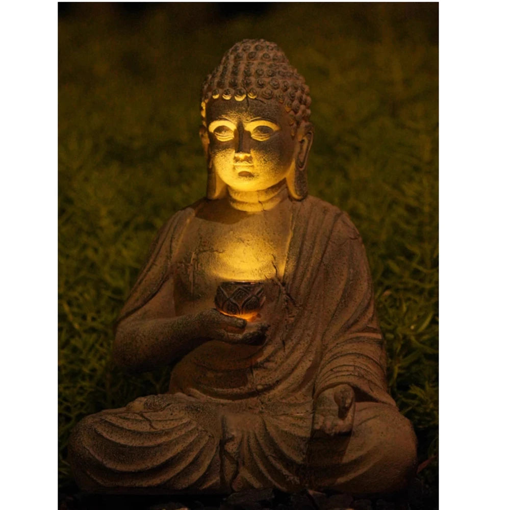 Solar Buddha Statue