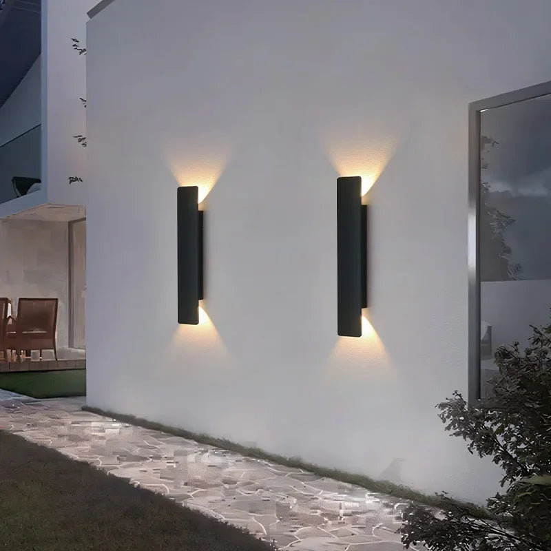 Modern Led Waterproof Outdoor Up Down Wall Lamp IP65 Aluminum 18w LED Wall Light Indoor Decorated Wall Sconce
