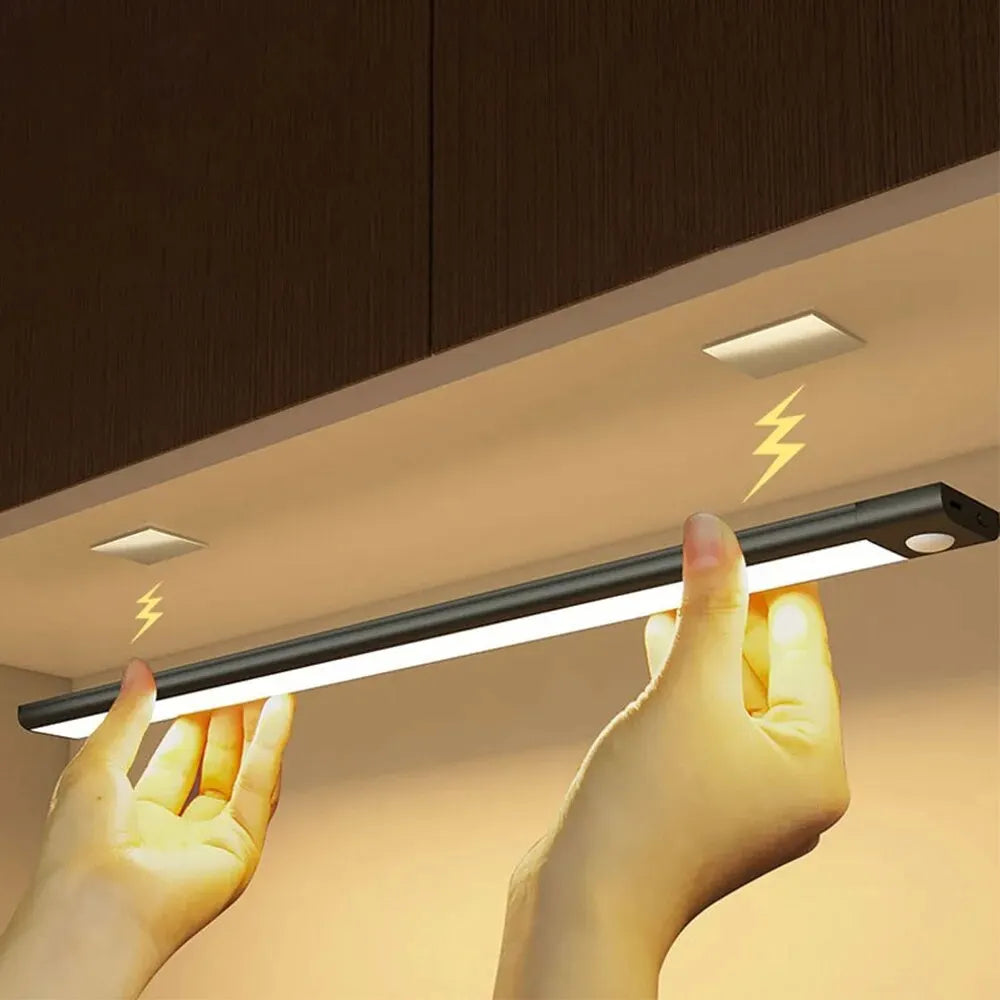 LED Cabinet Light USB Type-C Rechargeable Motion Sensor Led Lamp