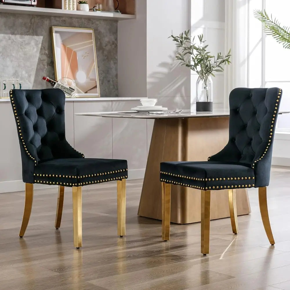 Velvet Dining Chairs Set of 6