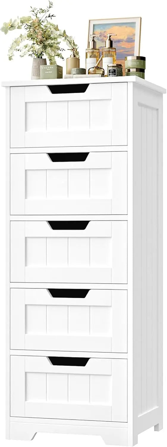 Bathroom Cabinet with 5 Drawers