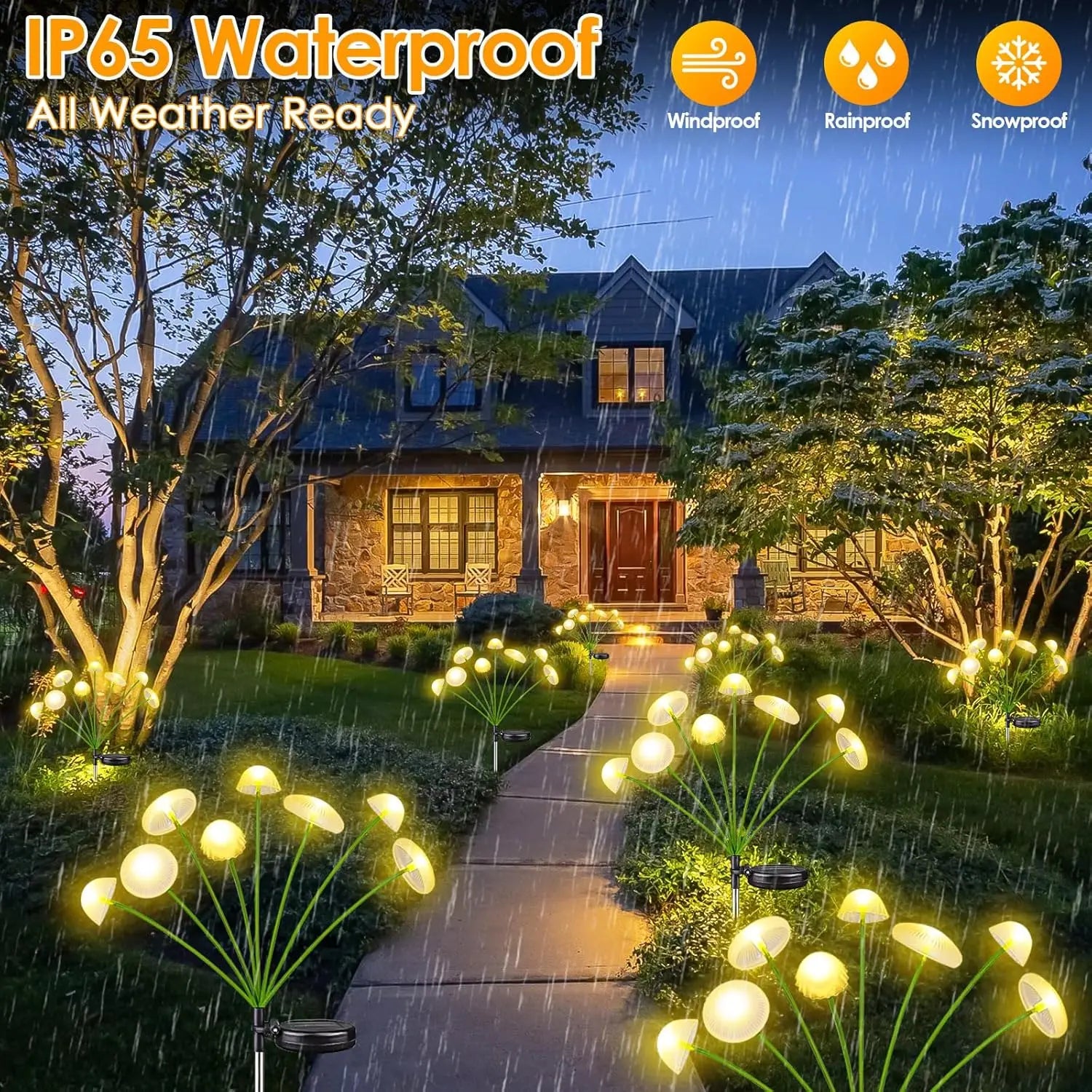 Solar Mushroom Lights