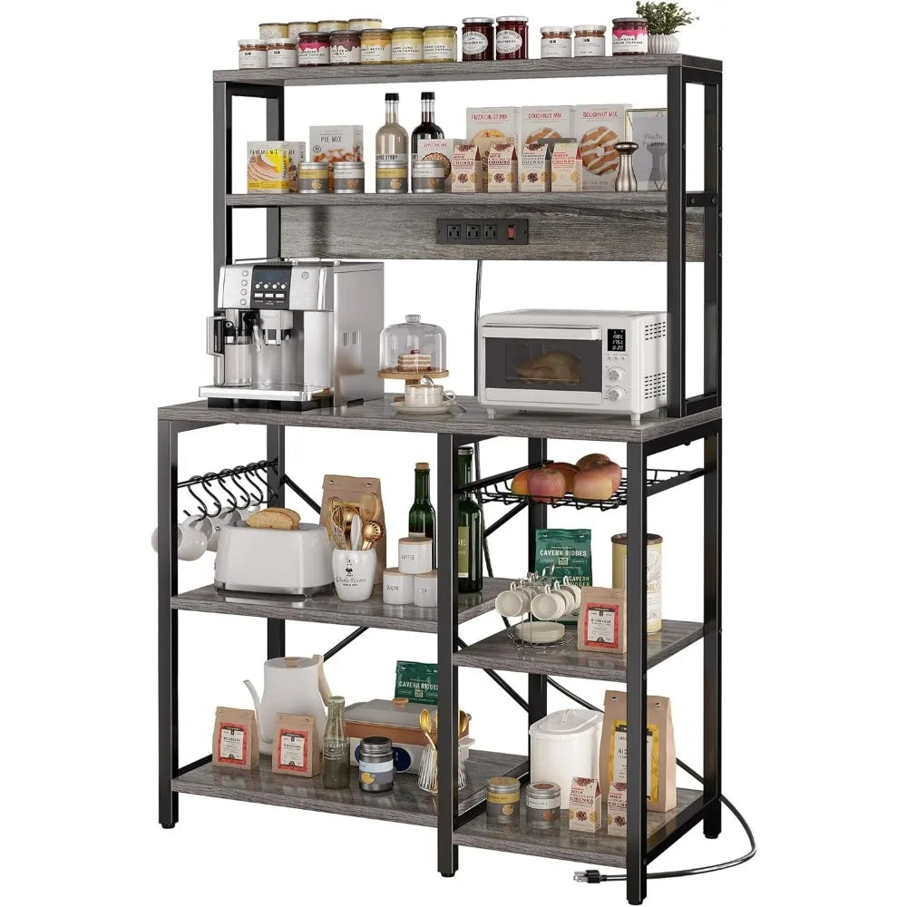 Bakers Rack with Power Outlet