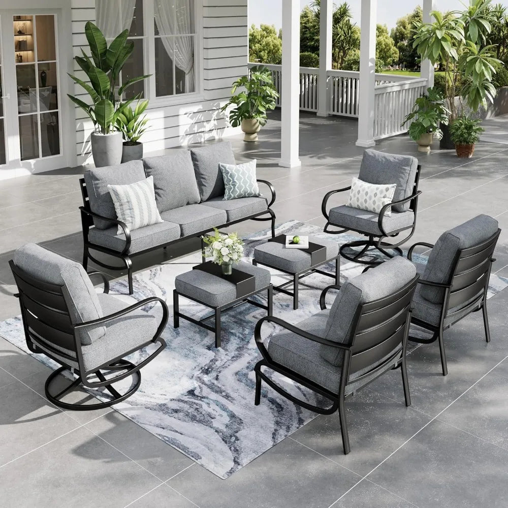 7 Pcs Patio Furniture Set for Outdoor