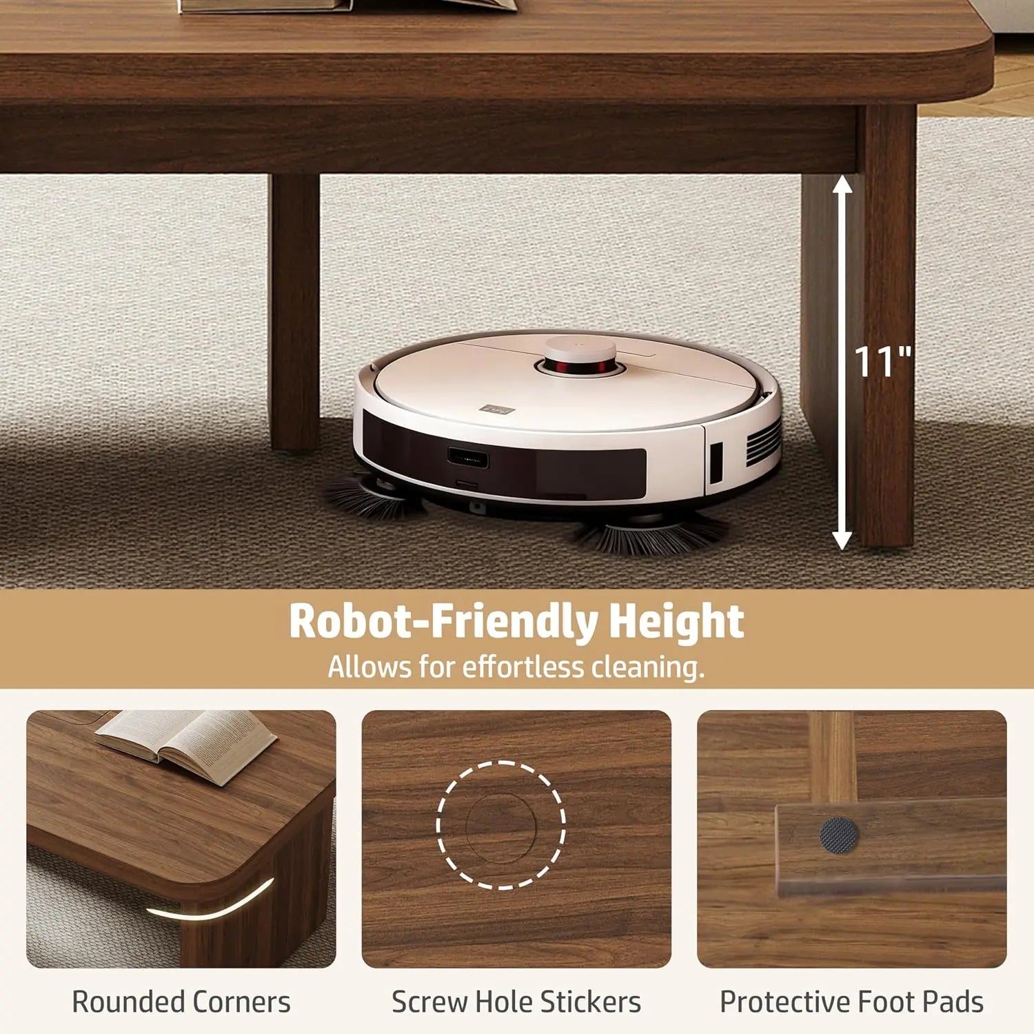 Mid-Century Nesting Coffee Table Set