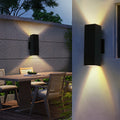 2-Pack Outdoor Wall Light IP65 Waterproof Up & Down