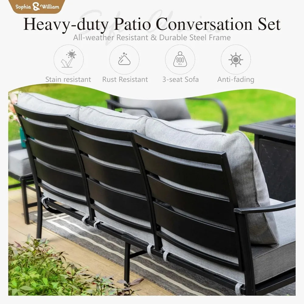 7 Pcs Patio Furniture Set for Outdoor