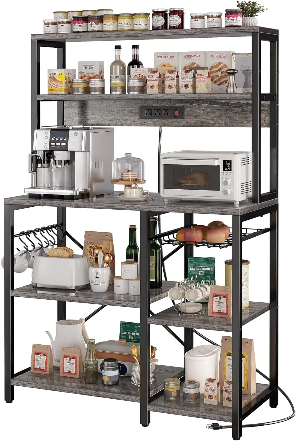 Bakers Rack with Power Outlet